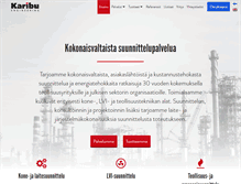 Tablet Screenshot of karibu.fi